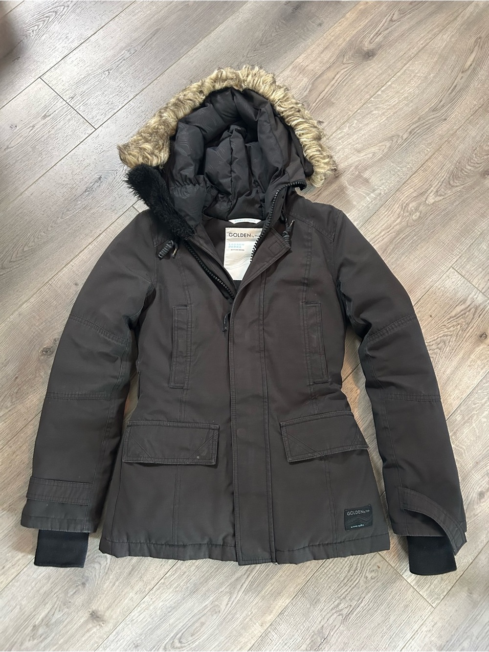 Golden by TNA Larsen Parka Altitude Series Puffer Parka with Faux Fur Hood
